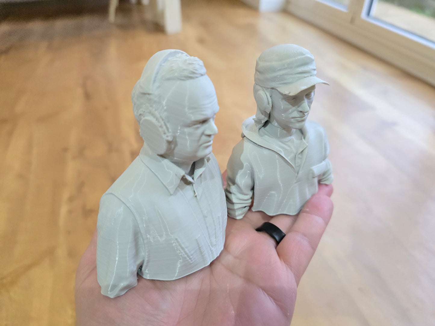 Miniature Generic Detectorist Busts 10cm