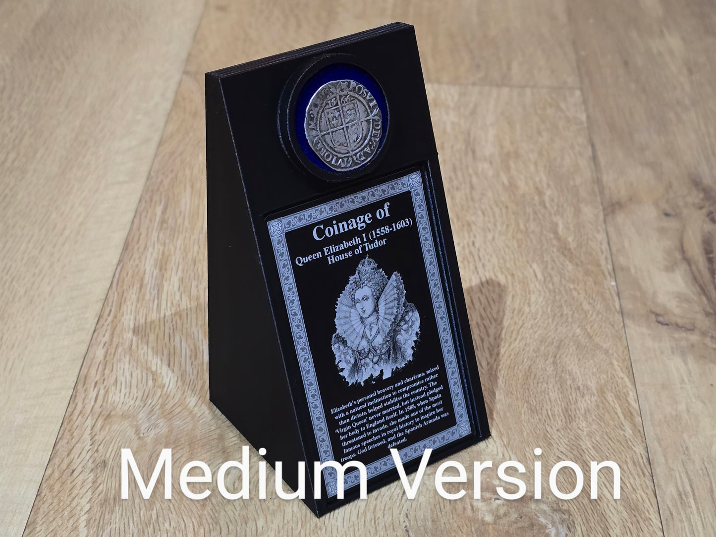 Vertical Wedge Coin Pedestals (Coin at top)