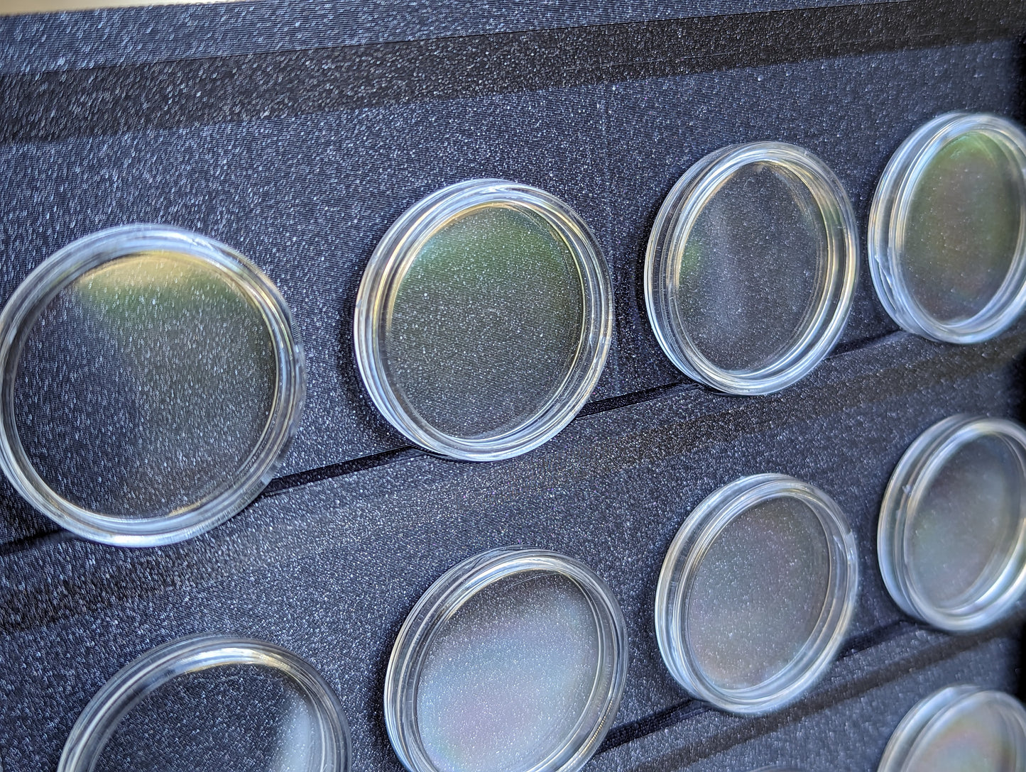 Standing Shield Display with coin cases