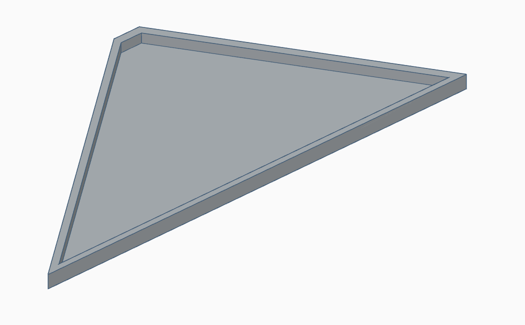 IKEA Milsbo Triangular Corner Trays / Shelves (Pair)