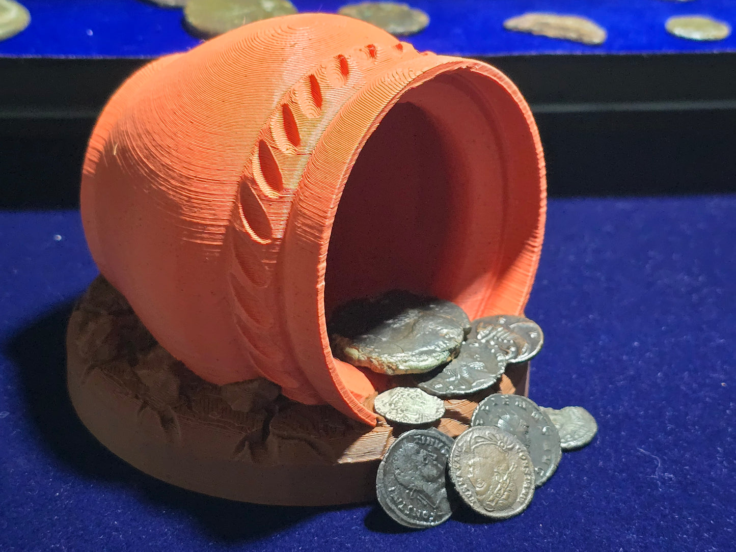 Holy Grail lying flat with base