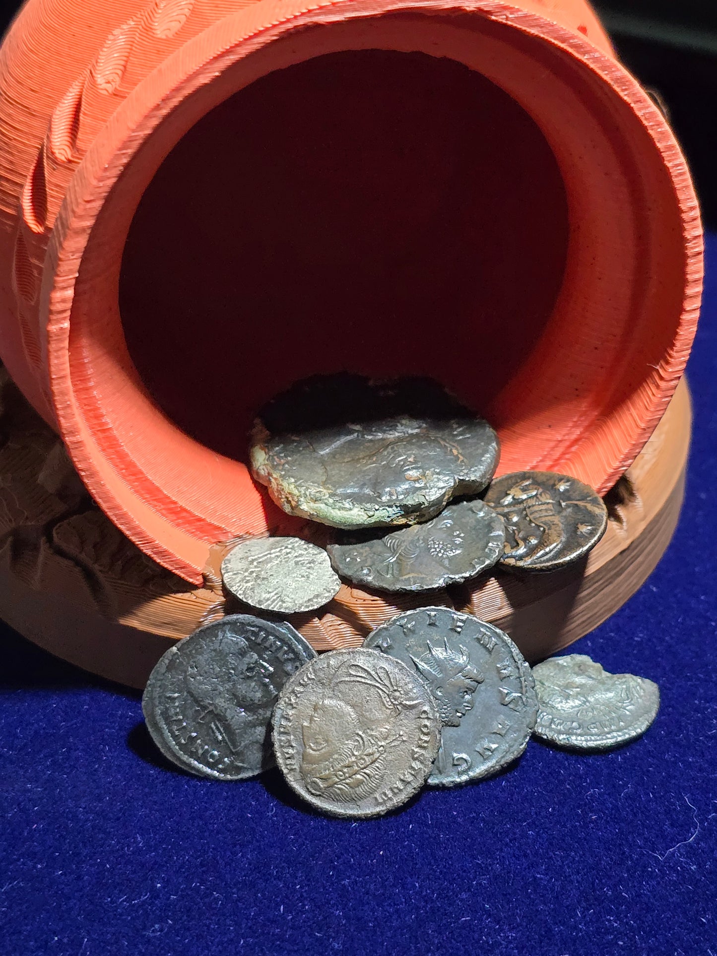 Holy Grail lying flat with base