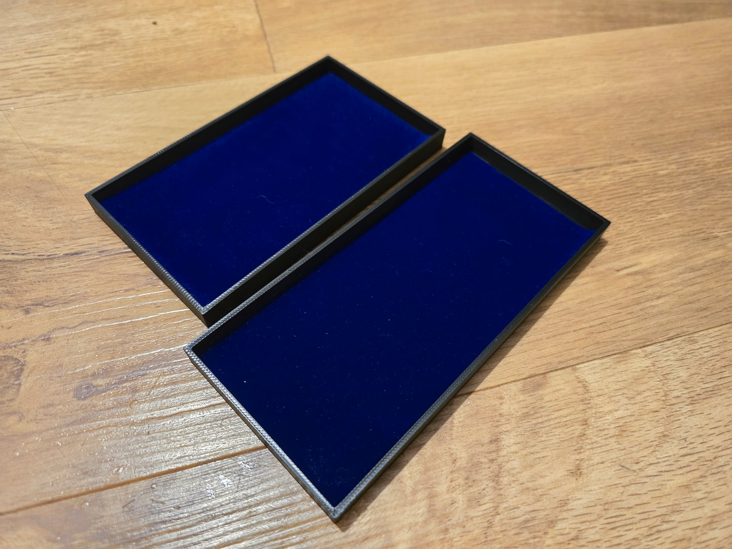 Small rectangular felted trays (2 different sizes)