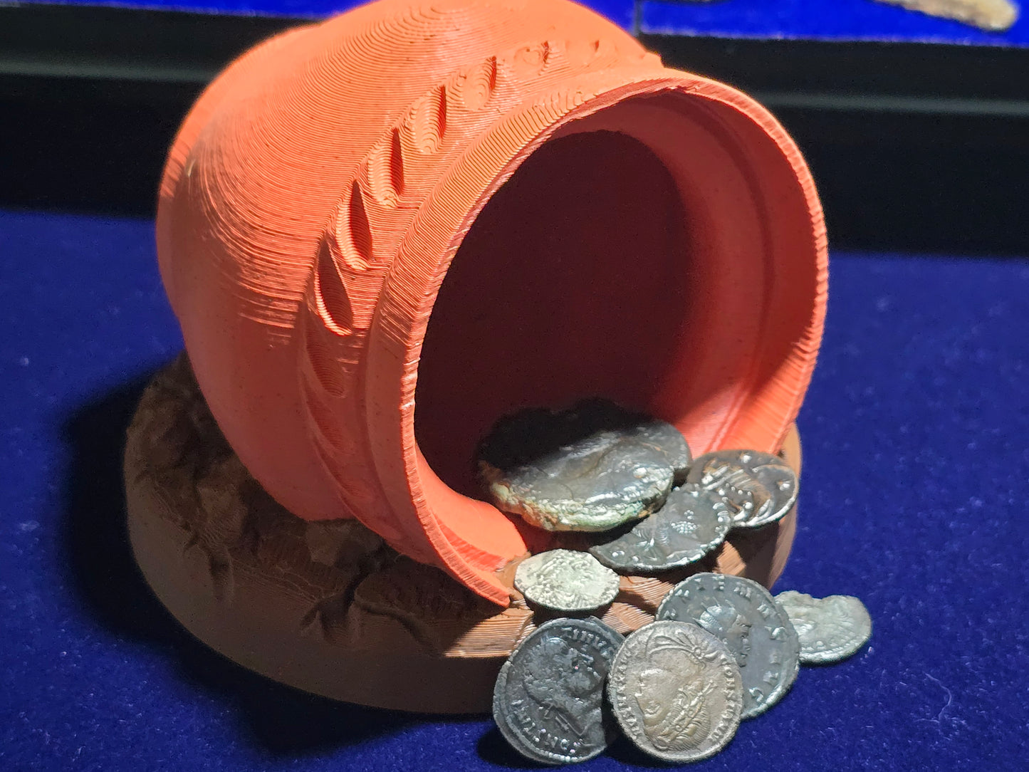 Holy Grail lying flat with base