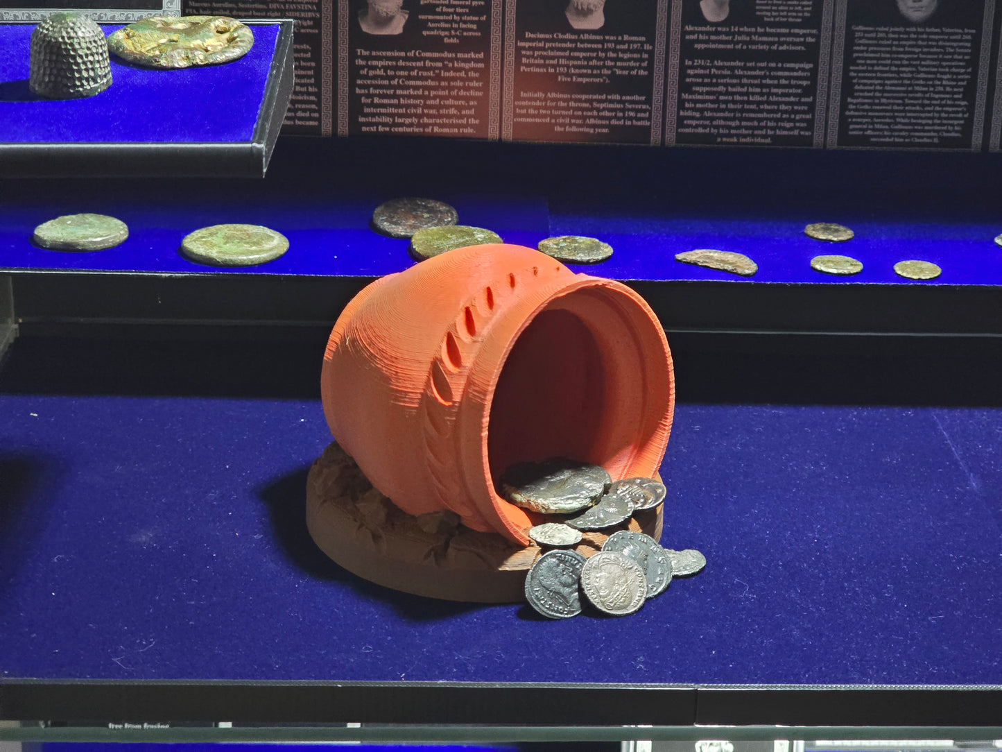 Holy Grail lying flat with base