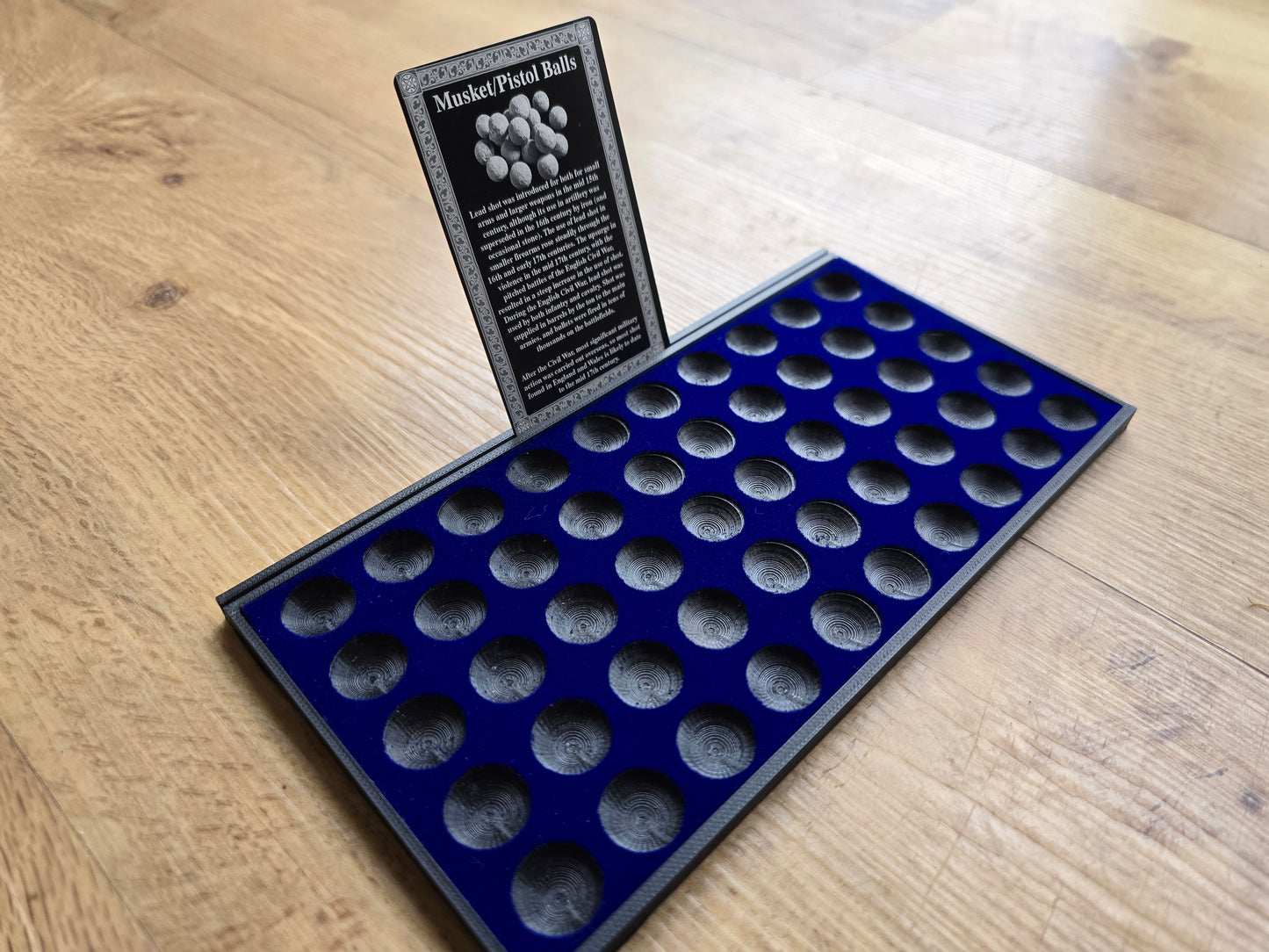 Musketball Trays with ID card