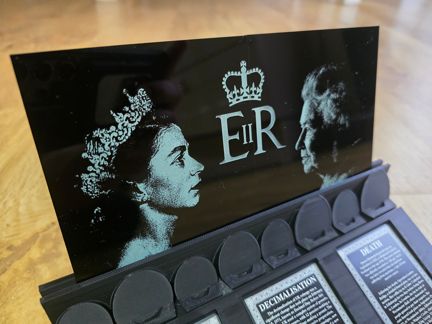 Queen Elizabeth II Decimal Display