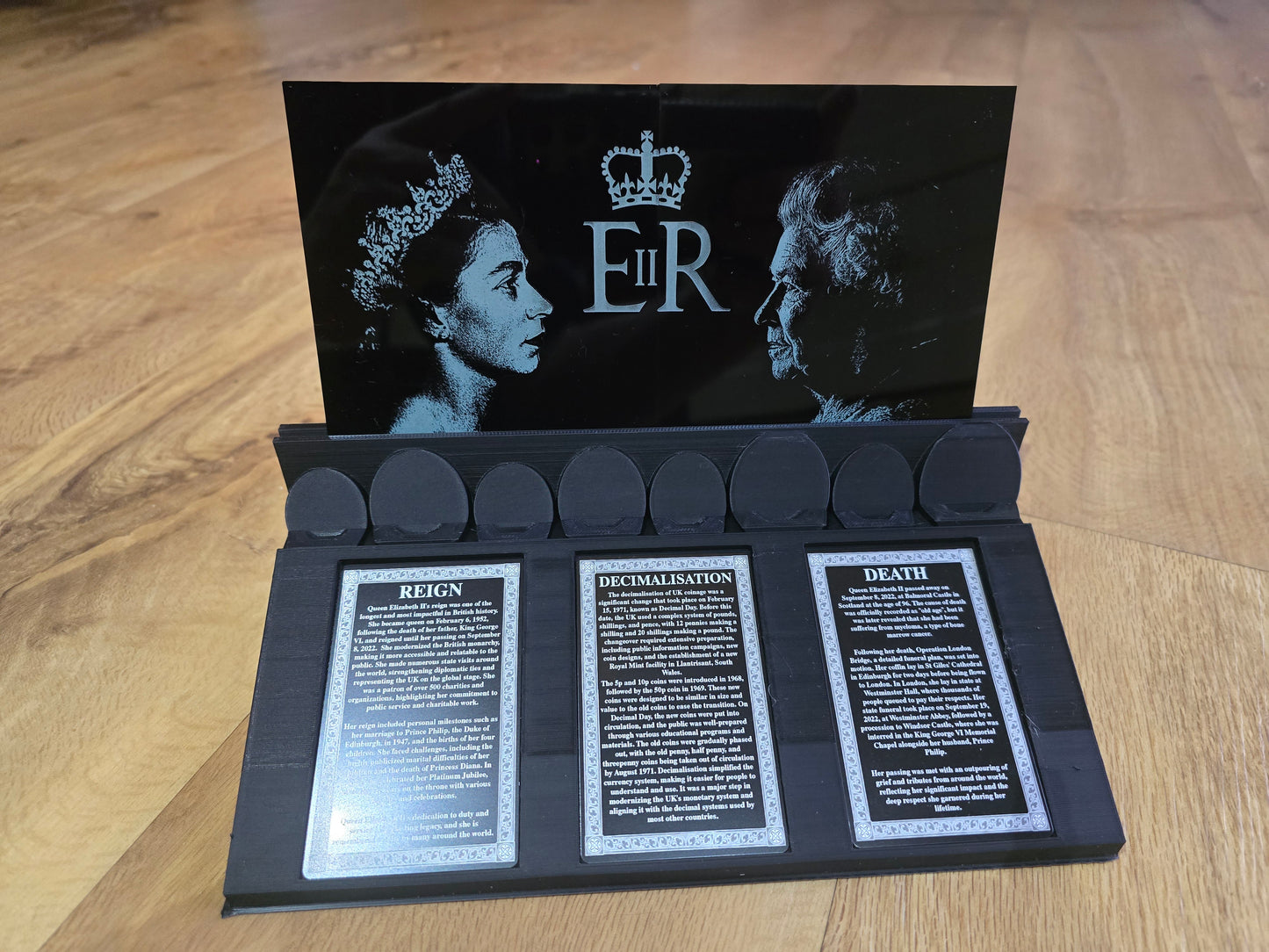 Queen Elizabeth II Decimal Display