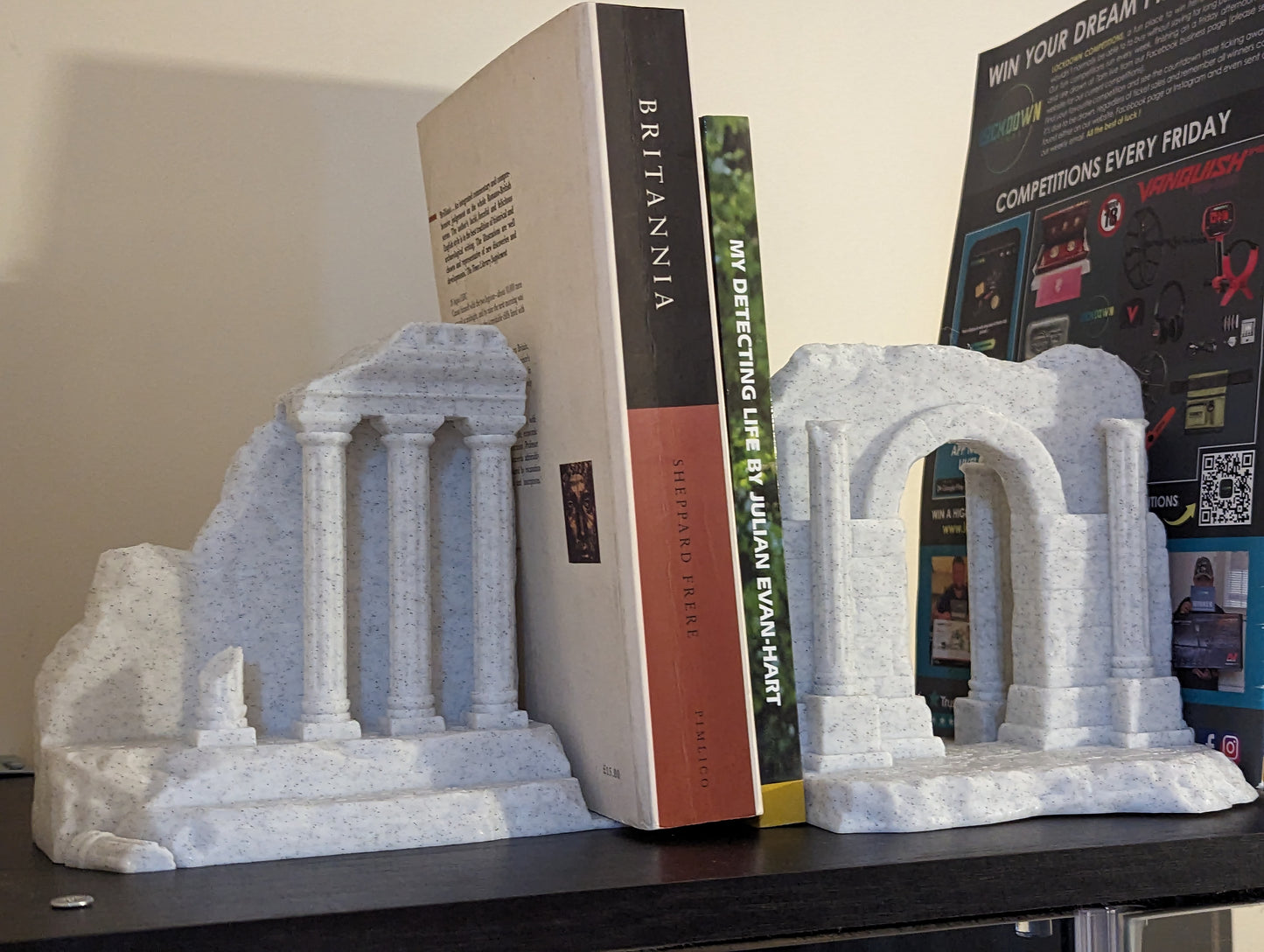 Roman Ruin Bookends