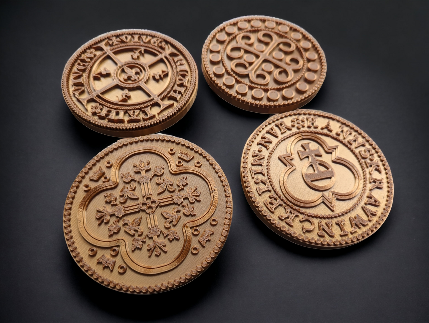 "The Trader" Jetton Coaster Set x4