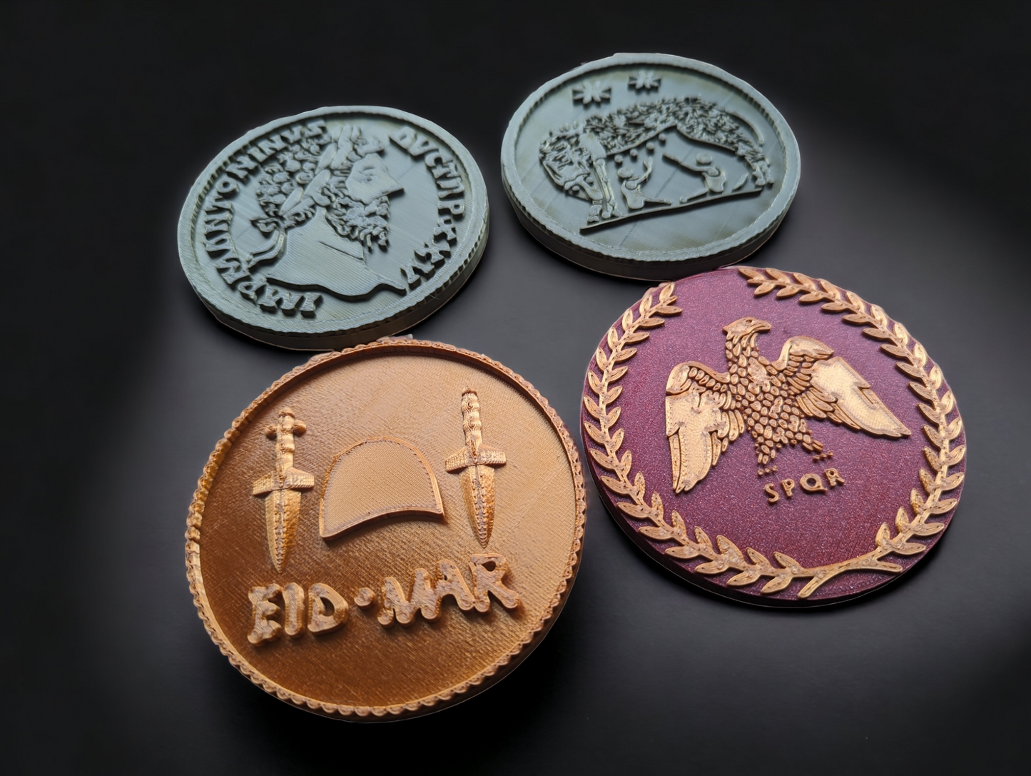 "The Might of Rome" Coaster Set x4