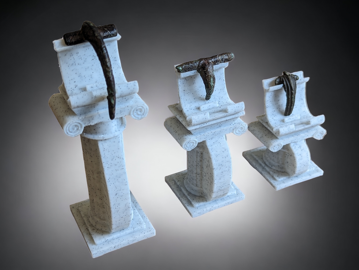 Roman Fibula Brooch Stands (set of 3)