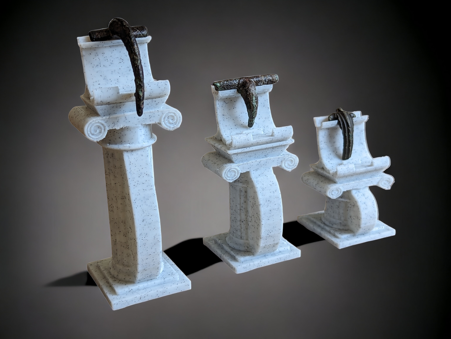 Roman Fibula Brooch Stands (set of 3)