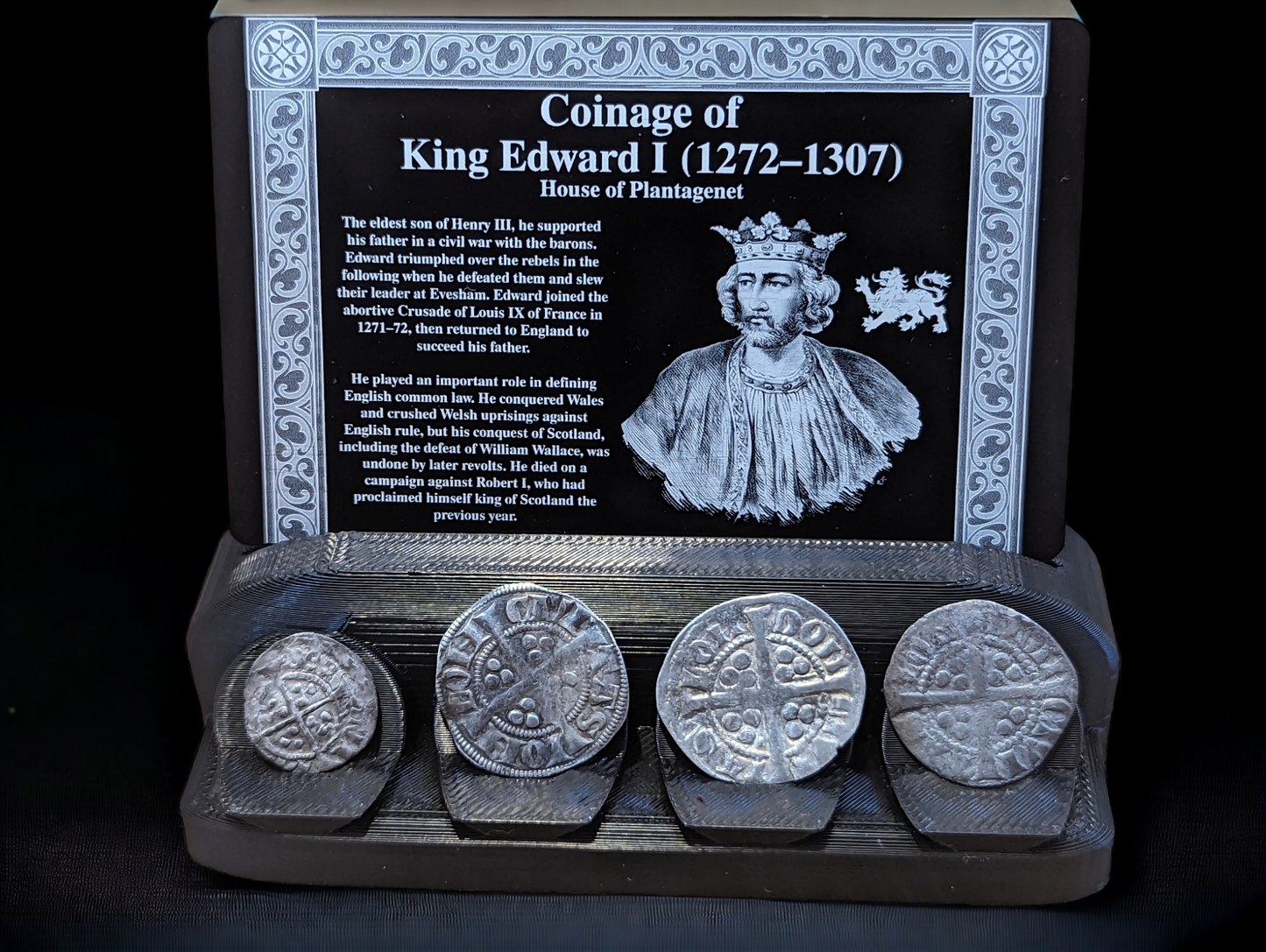 Coinage Of Range Stands for Metal Finds ID cards (Finds ID Card not included)