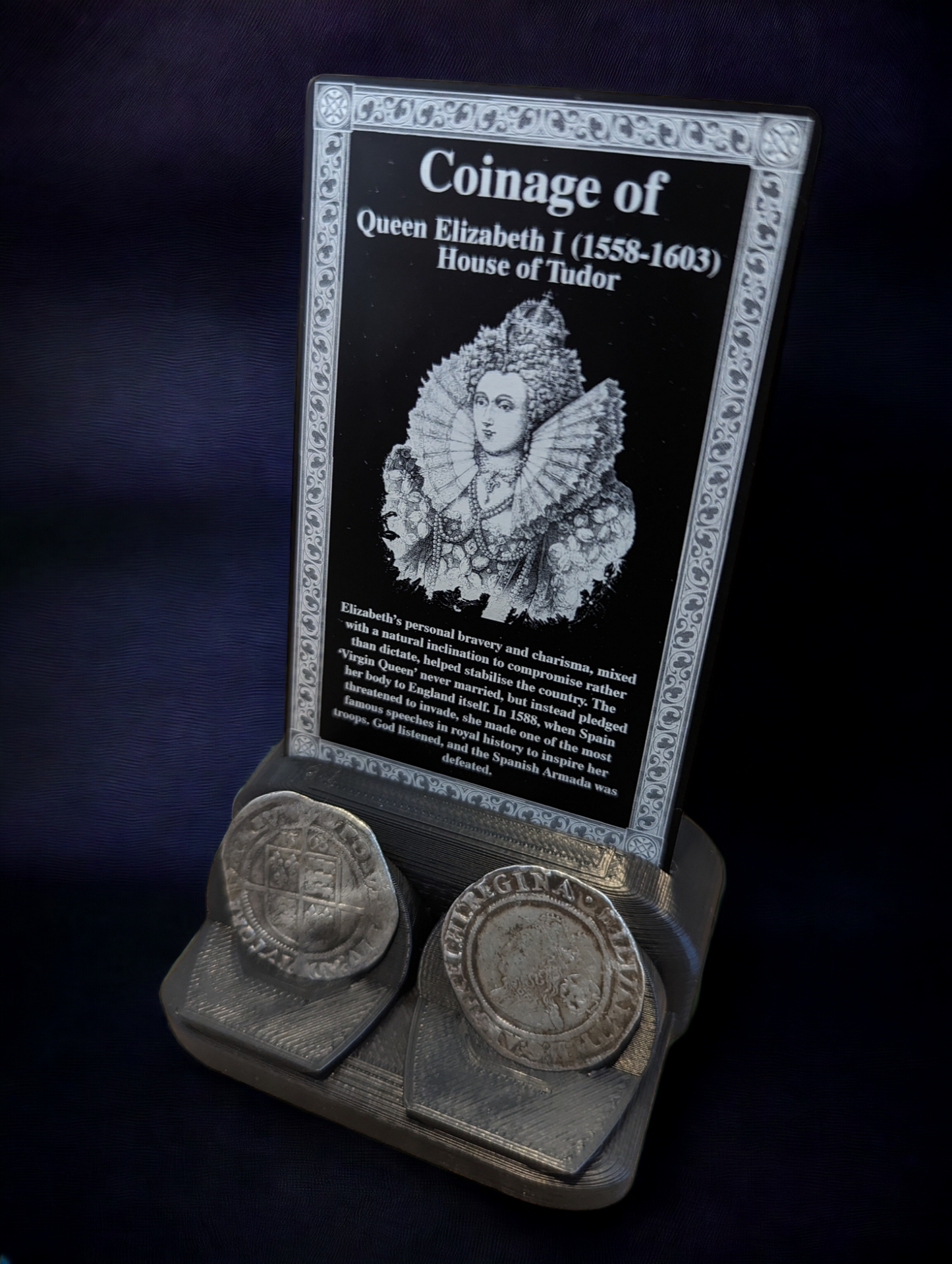 Coinage Of Range Stands for Metal Finds ID cards (Finds ID Card not included)