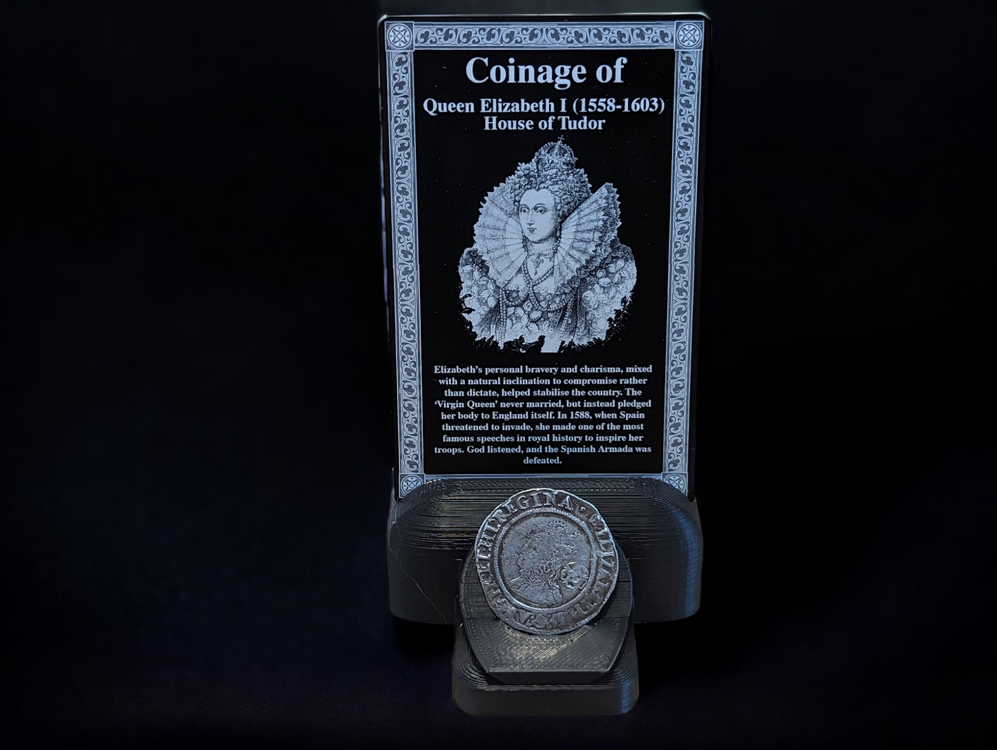 Coinage Of Range Stands for Metal Finds ID cards (Finds ID Card not included)