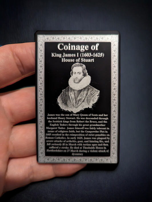 Coinage Of Range Engraved Card