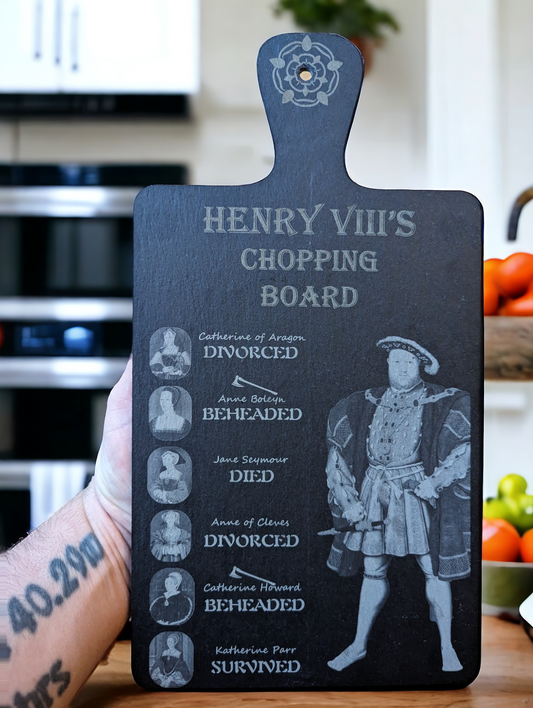 Henry VIII Slate Chopping Board