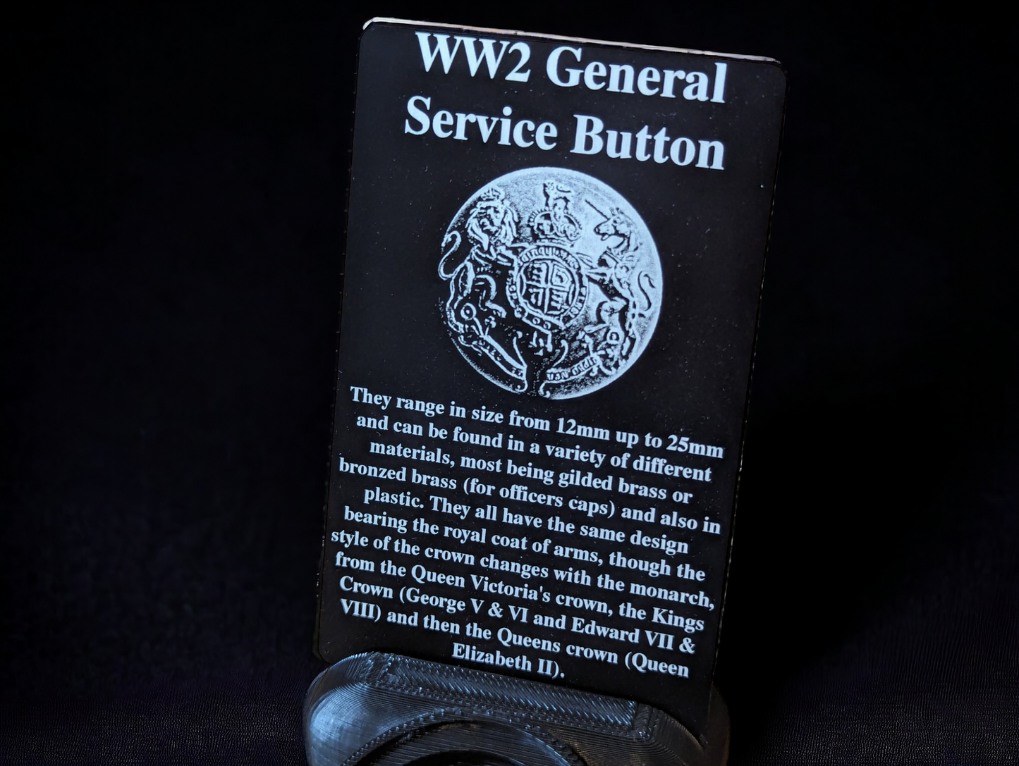 Button Pedestal with ID card slot