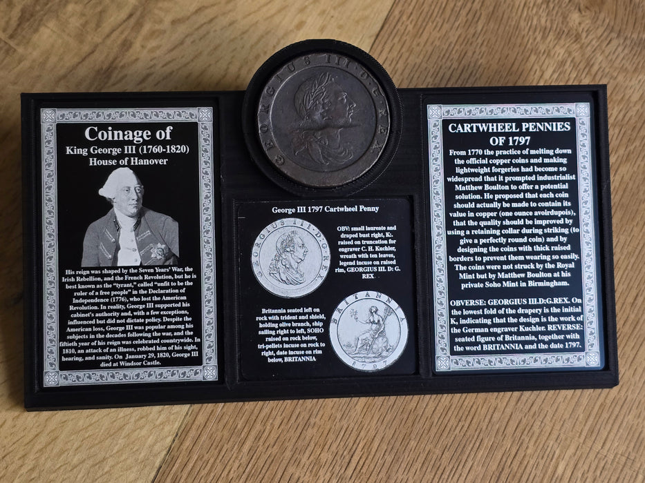 Coin/Artefact/Button Special  ID card Displays