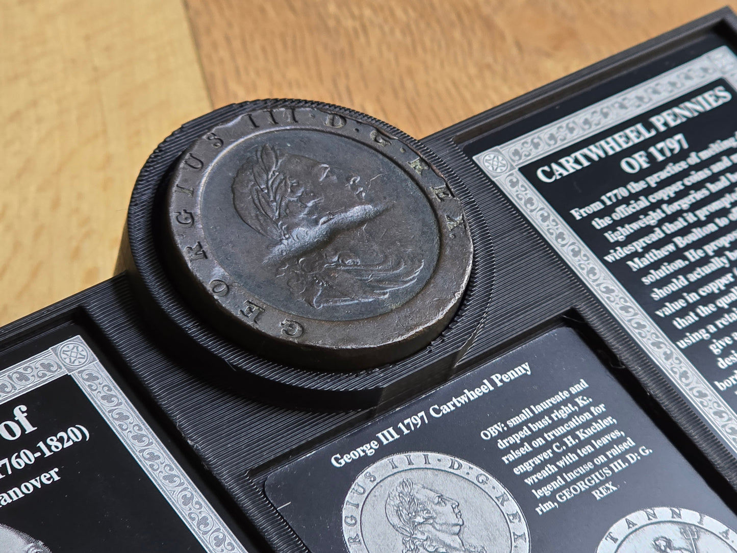 Coin/Artefact/Button Special  ID card Displays